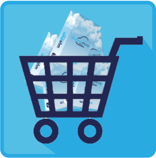 Icon - shopping trolley, how to buy